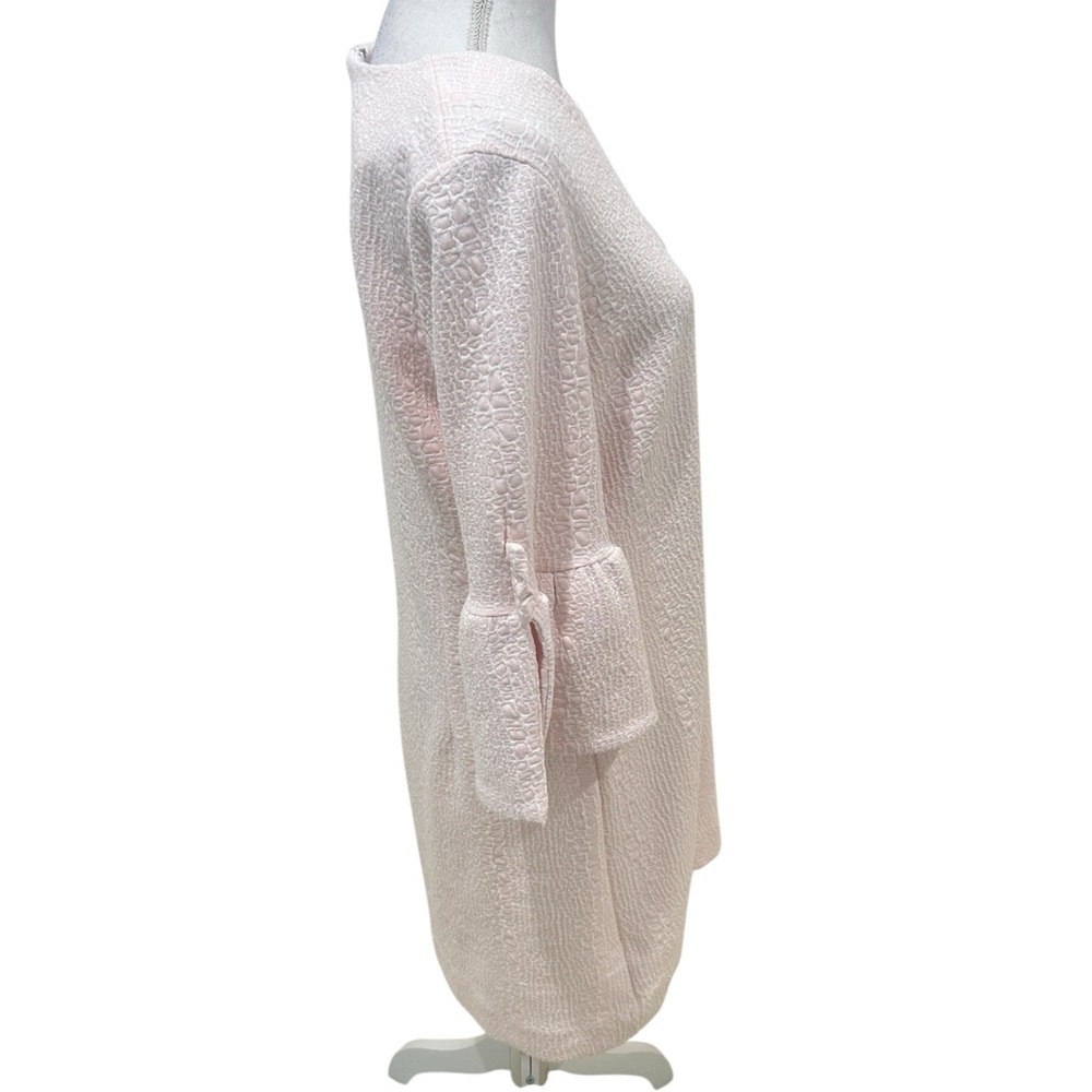 Tyler Boe ballet pink Sydney Textured bell sleeve dress above the knee large - Picture 9 of 12